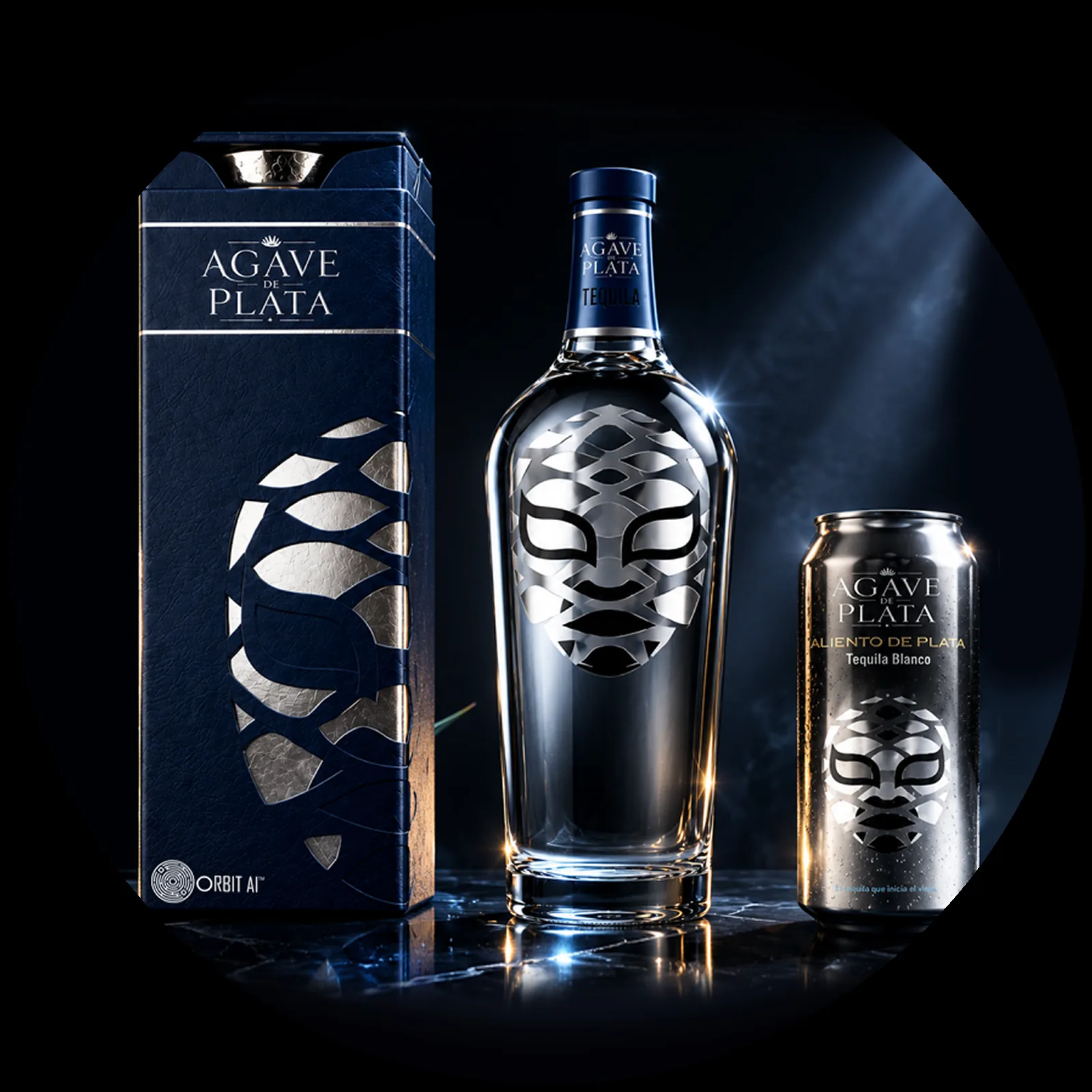 Agave de Plata premium tequila product system